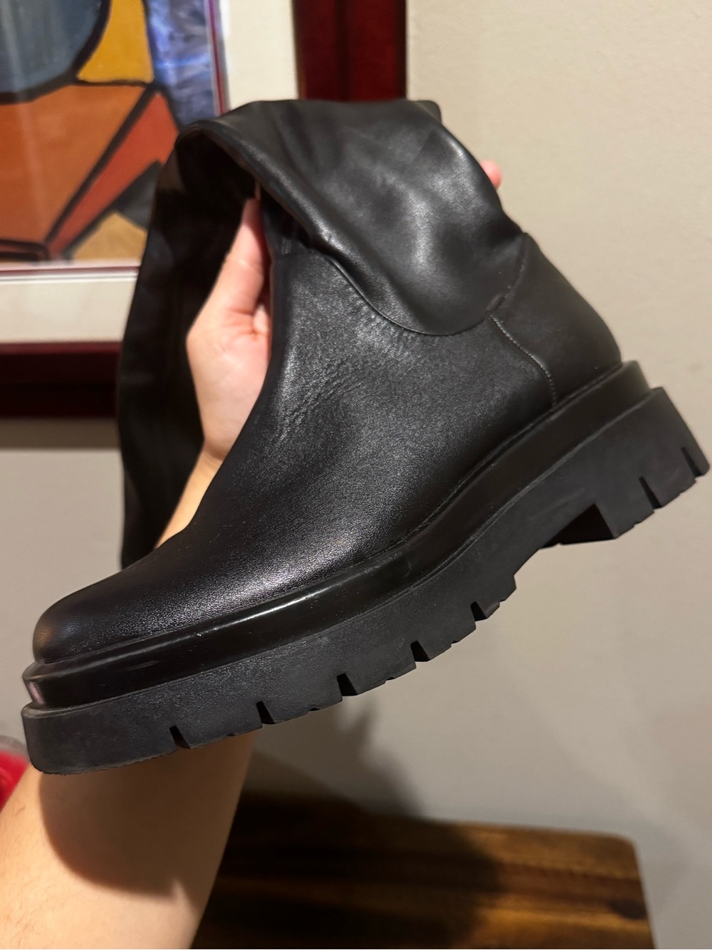 Steve Madden Black Over-the-Knee Platform Boots
